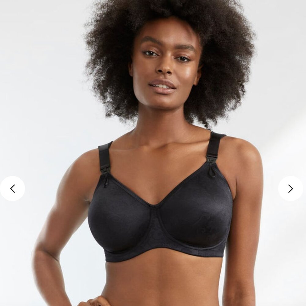 Anita Black Underwire Nursing Bra (34F)